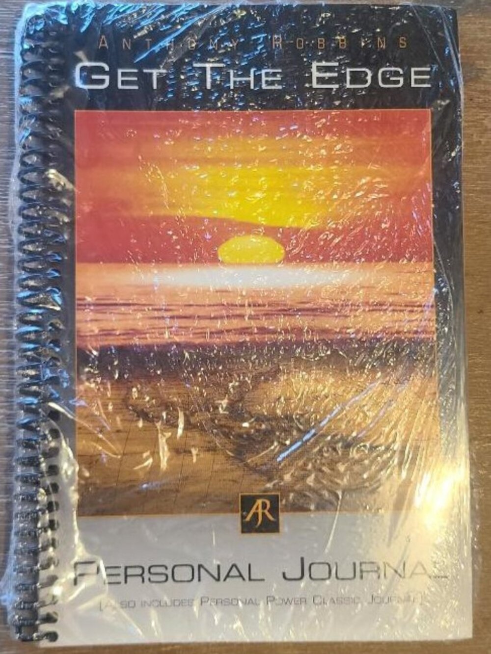 Anthony Tony Robbins 2001 Get The Edge Personal Journal Spiral Bound Book NOS